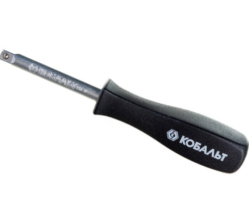 Отвертка рукоятка КОБАЛЬТ квадрат 1/4", Cr-V (1 шт.) подвес