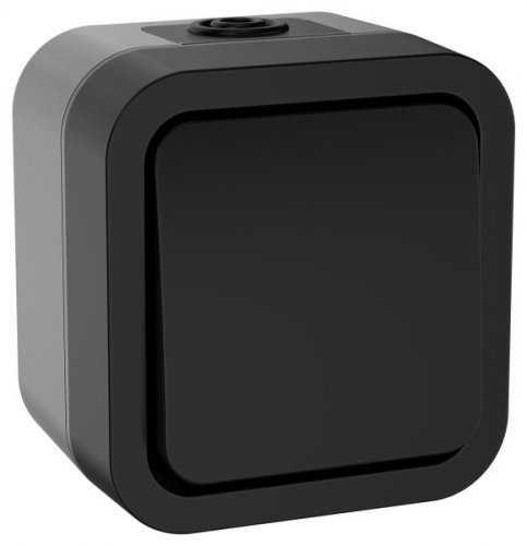 IEK TORS Переключатель однокл. 10А IP55 TS101 графит