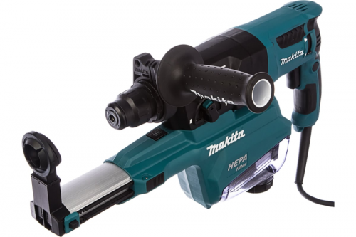 Перфоратор SDS-plus MAKITA HR2653 (800Вт,3реж,2.9Дж,0-4600у\м,3.0кг, AVT, чем, пылеотсос