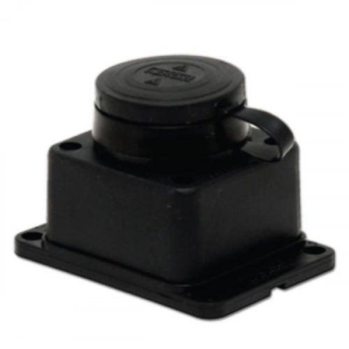 Розетка настенная каучук 2Р+Е 1х16 220-240V T-Plast 