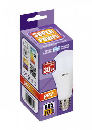 Лампа 30w PLED- SP A65 30w E27 5000K 230/50  Jazzway
