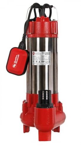 Фекальный насос QUATTRO ELEMENTI Sewage 1700F Ci (1700 Вт, 30000 л/ч, для грязной, 18 м, 22,0 кг)