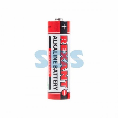 Алкалиновая батарейка AA/LR6 экономичная ЦЕНА за 1шт  (4шт. блистер) REXANT