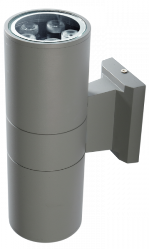 Свет-к уличный PWL - 26090/30D  2x5w  (подсветка зданий, на две стороны) 6500K GR   Jazzway