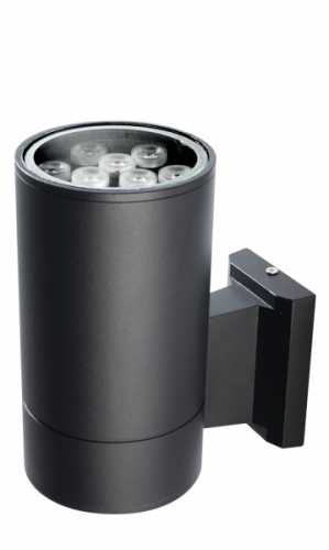 Свет-к уличный PWL - 26090/30D 2x5w (подсветка зданий, на две стороны) 90х260х150 6500K  BL  Jazzway
