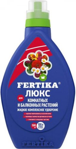 Люкс жидкий, 500 мл. для комнатных и балконных растений мин. удобрение