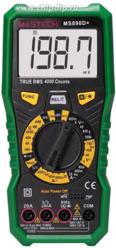 Мультиметр цифровой  Mastech MS890D+