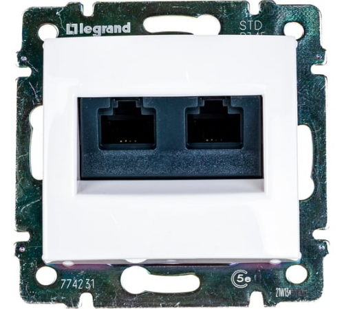 694292 Роз 2ХRJ45 5eUTP VALENA БЕЛ