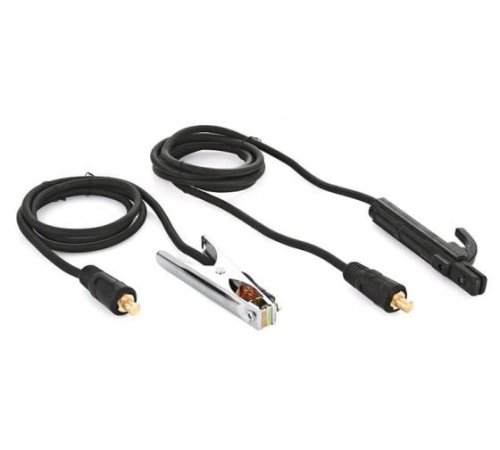 Комплект сварочных  проводов QUATTRO ELEMENTI KIT-20 до 200 А, держатель, масса, провода 5+4 м, конн