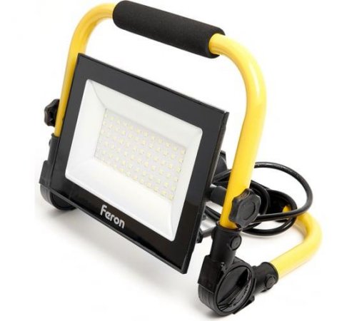 Светодиодный прожектор Feron LL-515 переносной  IP65 70W 6400K 78*SMD2835, 6300Lm