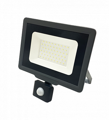50Вт Прожектор PFL- C3 SENSOR 50w  6500K IP65  Jazzway