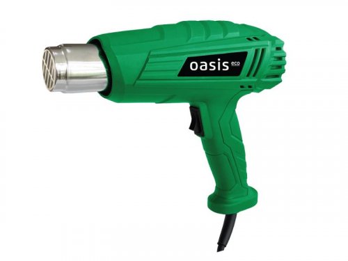 Строит. фен OASIS TG-20 Eco 2000Вт, 350/600℃, 300/500л/м, защита от перегрева