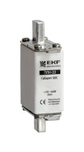 Плавкая вставка ППН-33 100/50А габарит 00С EKF