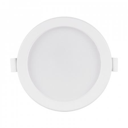 09Вт Панель сд круглая  DLUS-9W-6K 9Вт 6500К IP20 630лм 118х33 WOLTA