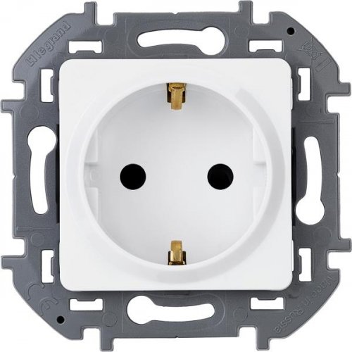 INSPIRIA - белый Розетка 2К+З - немецкий стандарт - 16 А - 250 В~