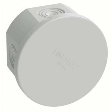 DKC Коробка ответвит 80х40мм   IP44   круглая  с 4 кабельными вводами д.20мм