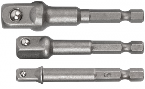 набор АДАПТЕР С БИТЫ НА ГОЛОВКУ 1/4"; 3/8"; 1/2"