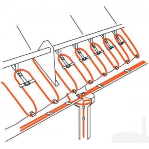 Комплект для обогрева кровли Freezstop Roof-25-40