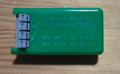 Выпрямитель HW-510 4-Pin 510VAC 10А Half-Wave ( замена В2-1Р-400 и В5-1Р-400) для тормоза электродви