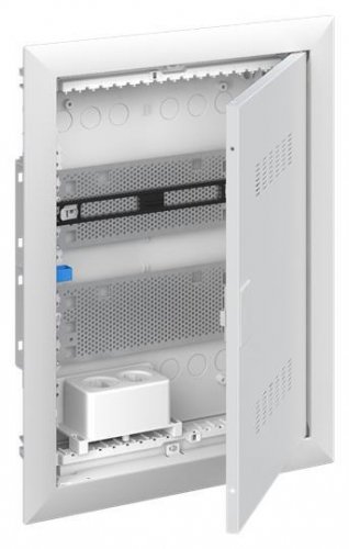 Распродажа! ABB Шкаф мультимедийный с дверью с вент.отверстиями 2 ряда и DIN-рейкой UK620MV
