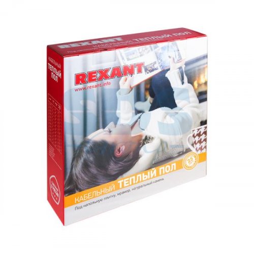 RND -20-300 Теплый пол (300Вт/20м/ S обогрева, м2: 1, 3-2, 6) (двух жильный) REXANT