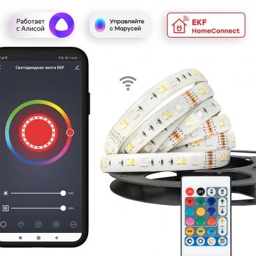 Умная светодиодная лента Connect RGBW 3m EKF 