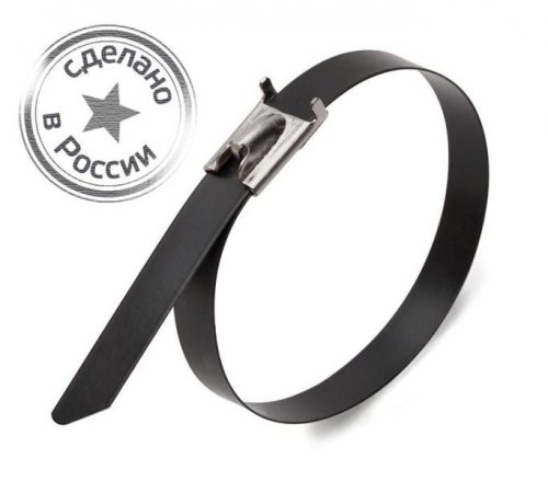 Стяжки стальные с полимерным покрытием СКС-П 4,6х400(Fortisflex)