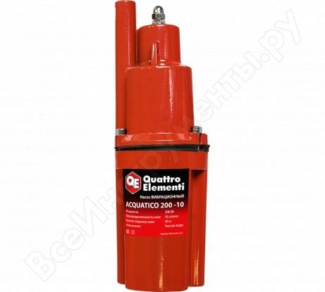 Вибрационный насос QUATTRO ELEMENTI Acquatico 200-10 (200 Вт, 960 л/ч, для чистой, 40м, кабель10 м,