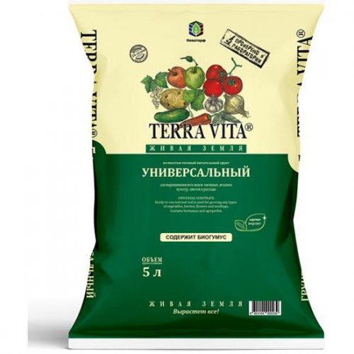 Грунт Живая земля универ 5л  /5/385