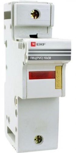 Предохранитель-разъединитель для ПВЦ 10x38 1P (с индик.) EKF