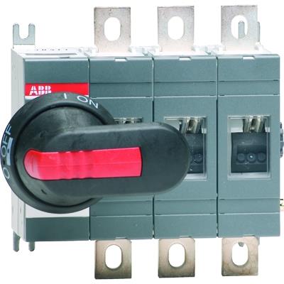 ABB Рубильник OT250E03 до 250А 3-полюсный  (без ручки) с видимым разр.