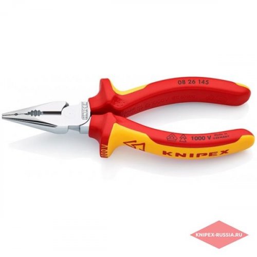 Пассатижи удлиненные 145 мм "Knipex" до 1000V  