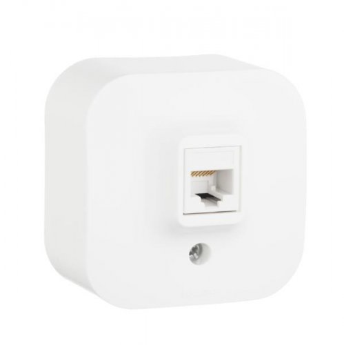 Quteo Белый Розетка RJ45 категория 5е UTP