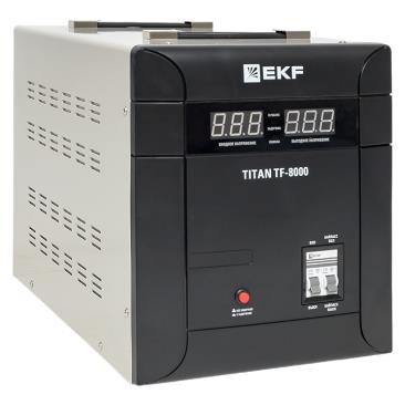 Стабилизатор симисторный TITAN -TF-8000 EKF