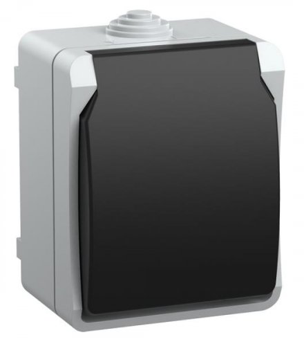 IEK PLEXO Розетка одноместная 16 А/250 В~ РСб20-3-ФСр с з/к для открытой установки IP54