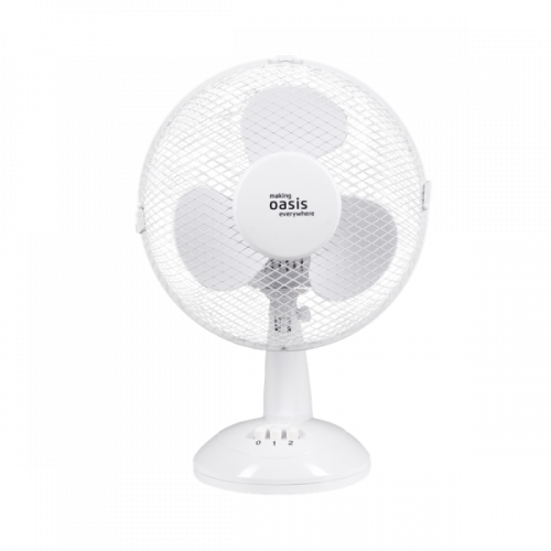 Вентилятор настольный Oasis VT-25W2  30Вт 2 скорости белый