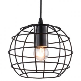 Светильник подвесной Prison-PL60E27*1BL