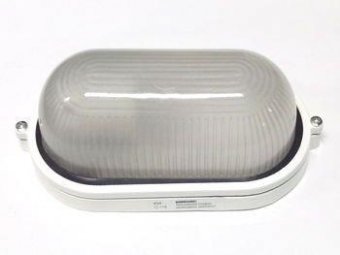 Светильник НПП1401 белый/овал 60Вт IP54  ИЭК